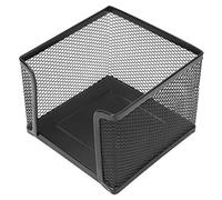 Hapivida Porte-Mémo en Maille, Bloc-Notes en Métal Cube Distributeur BoîTe à Notes Autocollantes Porte-Cartes étui Support Organisateur pour Bureau Maison école Organisateur de Bureau