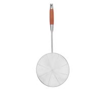 Hapivida Spider Strainer Skimmer Ladle Stainless Steel Fine Mesh Kitchen Tool with Wooden Handle for Pasta Frying and Cooking 47.5x19.5cm