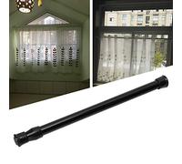 Hapivida Tige de Rideau télescopique, Tige de Tension réglable sans perçage pour Rideaux, Rail de fenêtre à Ressort de 1,3 cm, Acier Haute résistance pour Placard de Salle de Bain (30-50 cm)