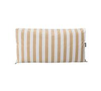 Happers Coussin Imperméable et Déhoussable pour Palette Toldotex Beige à Rayures 120x60