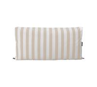Happers Coussin Imperméable et Déhoussable pour Palette Toldotex Écru à Rayures 120x60