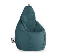 Happers Pouf Poire Simili Cuir Intérieur Glacier XXL