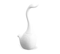 Happy Fox Swan Brosse WC en céramique pour salle de bain et décoration d'intérieur Blanc