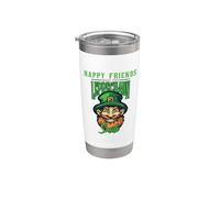 Happy Friends Make This Leprechaun Smile St Patrick Day Gobelet isotherme en acier inoxydable double paroi