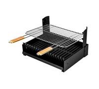 Happy Garden Barbecue au Charbon de Bois réglable en 3 hauteurs GRILLOIR - grilloir à Poser