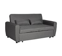 Happy Garden Canapé convertible Matt 2 places, dossier inclinable et coussins, gris