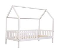 Lit cabane pour enfant 190x90cm blanc MARCEAU