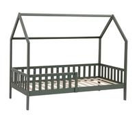 Lit cabane pour enfant 190x90cm vert MARCEAU