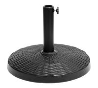 Happy Garden Pied de Parasol Droit QUIMPER Noir - mât de Parasol Compatible de 38 à 48mm