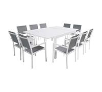 Happy Garden SET1267-50GW, Blanc, 10 sièges, 1435 mm, 140 mm, 1435 mm, 30.2 kg