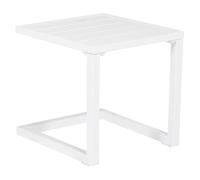Happy Garden Table d'appoint Barbados en aluminium blanc
