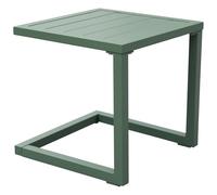 Table d'appoint barbados en aluminium vert sauge