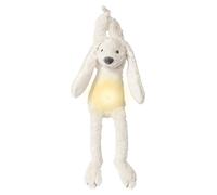 Happy Horse Veilleuse Lapin Richie avec sons apaisants - Ivoire - 34cm - Doudou pour bébé