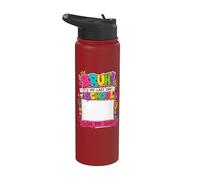 Happy Last Day Of School Bruh it's My Last Day Of School Stainless Steel Insulated Water Bottle