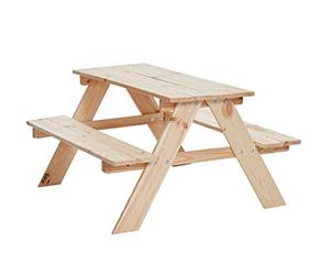 Happy People 75205 Salon de Jardin en Bois Naturel