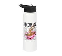Happy Ramen Bol japonais Kawaii esthétique pour enfants Stainless Steel Insulated Water Bottle