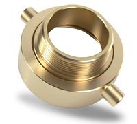 Happy Tree Adaptateur pivotant NH/NST femelle x 5,1 cm NPT mâle en laiton mâle adaptateur de bouche d'incendie avec cosse à broche équipement d'incendie en laiton