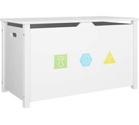 Happyment Armoire de rangement pour enfants - Armoire à jouets - Bibliothèque - Chambre d'enfants & Salle de jeux - Bibliothèque - Blanc - Bois