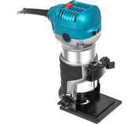 Happyment Chanfreineuse PRO - Défonceuse - Chanfreineuse - Découpeuse de bois - Pour le plastique, le placage de bois et les travaux sur bois - Kit complet