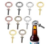 Happysnow Lot de 10 décapsuleurs en métal - Ébauches en acier inoxydable - de filetages - Pour réchaud à bière
