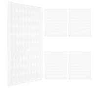 Happyyami 500pièces Adhésif Double Face Transparent Repositionnable Gel Nano Colle Amovible pour Accroche Murale sans Perçage Fixation Sécurisée pour Cadres et Décorations à Domicile