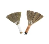 Happyyami Balai Paille 2 pièces Balai de Balayeur Souple pour Intérieur et Extérieur Nettoyage Maison Terrasse et Jardin sans Rayures Léger