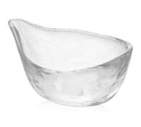 Happyyami Bol Mélangeur en Verre Outil pour Huiles Essentielles 3.15x2.56x1.18 Pouces Confortable à Nettoyer pour Masques Faciaux Accessoire Spa Salon