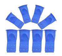 Happyyami Bonde Lot de 8 Pièces pour Siphon de Sol Anti Odeur Noyau de Drainage en Silicone, Dispositif Anti-refoulement Étanchéité Permanente pour Sol et Toilettes