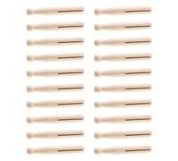 Happyyami Clips de Scellage pour Sachets 20pcs en Bois Naturel, Pince Alimentaire pour Conserver Fraîcheur des Snacks, Fermeture Hermétique, Convient pour Rangement et Cuisine