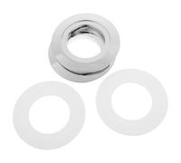 Happyyami Kit de Réparation Chasse D'eau Double Poussoir en Plastique Joint de Plaque de Conversion, Facile à Installer pour Salle de Bain Maison ou Hôtel, Opération Stable, Adapté de 38mm