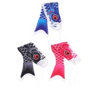 Happyyami Manches à Air Poisson Japonaises en Satin 3 Pièces pour Extérieur Couleur Aléatoire