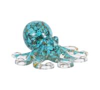 Happyyami Ornement de Pieuvre en Résine Transparente Détails Tridimensionnels, Décoration Unique pour Aquarium et Maison, Design Naturel et Réaliste, Figurine Animaux Fantastiques