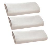 Happyyami Passoire Fine Réutilisable en Tissu Coton Blanc 3pcs, Étamine Résistante Haute et Basse Température, pour Filtrer Jus D'agrumes et Épices