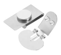 Happyyami Pinces à cravate magnétiques invisibles en acier, 1 paire, design non invasif, fixation stable pour hommes, idéal pour bureau et événements