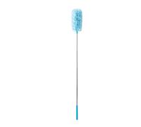 Happyyami Plumeau Ménager Extensible en Fibres Ultra-fines Lavable Bleu Manche en Acier Inoxydable pour Meubles et Ventilateurs de Plafond