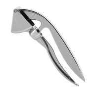 Happyyami Presse-ail Manuel 16cm en Inox Argenté Ustensile la Cuisine Pratique pour Purée Ail et Gingembre Préparation Rapide Cuisine Domestique et Professionnelle