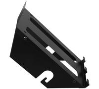 Happyyami Support Noir Robuste pour Mural Acier Scie Circulaire | Rangement Mural Garage, Rainure Spéciale, Installation Facile, pour Atelier Sous-sol et Chantier