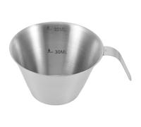 Happyyami Tasse Espresso en Acier Inoxydable 100ml, Légère et Facile à Nettoyer, pour Mesurer et Préparer un Café Intense Chez Soi