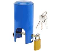 Happyyami Verrou de Robinet D'eau Extérieur Antivol Large Ouverture, en Fer Résistant, Couvercle de Protection pour Vannes, Compatible Robinet Mural, Protection Sécurité Plusieurs styles