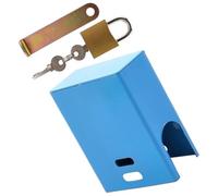 Happyyami Verrou de Robinet Extérieur en Fer Bleu, Protection Anti-vol et Anti-gel pour Robinet de Jardin, Résistant aux Chutes, pour Propriétés en Location