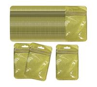 harayaa 100 sachets de rangement pour perles de peinture diamant, mini sachets zip transparents, pochettes à fermeture éclair, petits en polyéthylène pour, or