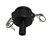 harayaa Adaptateur pour Conteneur IBC pour Raccordement à Un Fût, Raccord de Tuyau, Couvercle de Réservoir et Filetage Fin, Fabriqué en Polypropylène, A