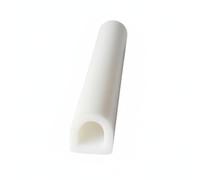 harayaa Bande d'Étanchéité Silicone Haute Température Mousse Absorption Chocs Anti-poussière Adaptée Panneaux Équipements, Joint D Étanchéité En Silicone Semi-circulaire KX-01 4.5 4.5mm