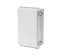 harayaa Boîtier Étanche Boîte de Jonction Coffret Électrique Boîte de Raccordement Armoire de Commande avec Capot Amovible et Couvercle Transparent Câblage, Gris, 260x160x100mm