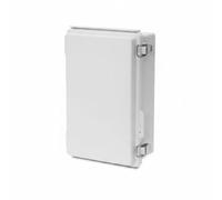 harayaa Boîtier Étanche Boîte de Jonction Coffret Électrique Boîte de Raccordement Armoire de Commande avec Capot Amovible et Couvercle Transparent Câblage, Gris, 260x160x130mm