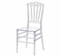 harayaa Chaise sans Accoudoirs Transparent, Style to 2 | Conception Monobloc Robuste, , Mobilier, pour Salle Banquet, Adultes