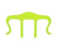 harayaa Clip à Traparent | Conception Légère, Pince à n En M, Pratique, Pince accrochage, Musicie, Vert