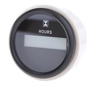 harayaa Compteur D'Heures Compteur Numérique Afficheur D'Heures Instrument de Mesure Électronique Étanche en Acier Inoxydable 316 Fonction Imperméable Adapté, Noir B
