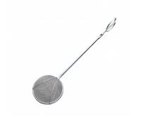 harayaa Épuisette de Pêche Extérieure Épuisette Filet Panier Pince INOX Manche Droit Tête Circulaire Maille Serrée Contrôle Sécurisé des Prises Adaptée Pêche de Rive Canaux Étangs, 70 Cm