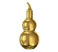 harayaa Isotherme Inox Bouteille Gourde Flasque Récipient à Antifuite avec Bouchon à Vis et Corde de Transport Adapté au Bureau Randonnées Camping Cadeaux, Or